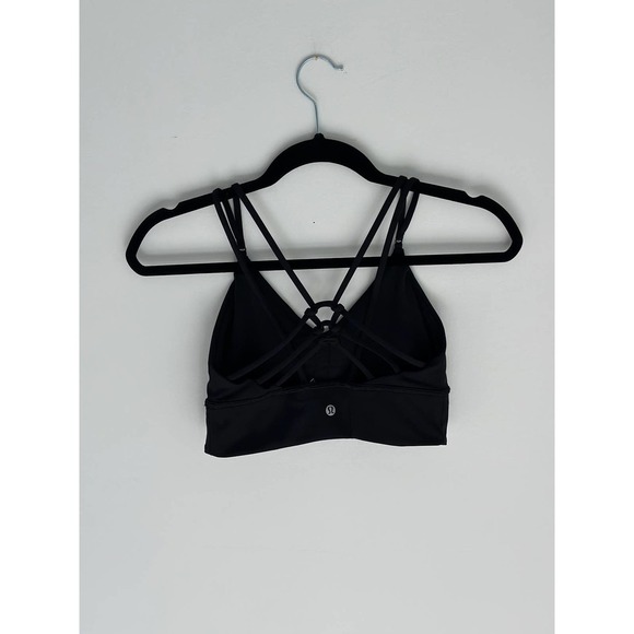 Lululemon Soulcycle Uncaged Black Sports Bra, Size 2, for Active Women - Picture 5 of 5